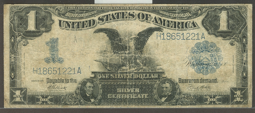 Fr.235, 1899 $1 Silver Certificate, Elliott-White, H18651221A, VG